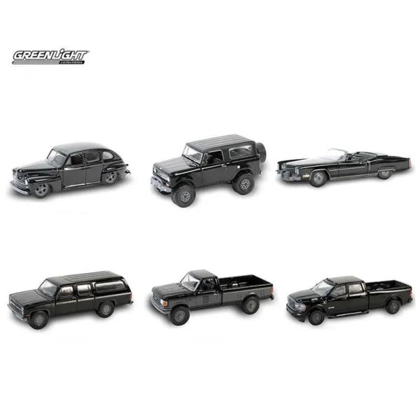 New Greenlight 1:64 Black Scale Suburban C10 F 150 Alloy Collection Model Car Diecast Child Toy Hobby Gift