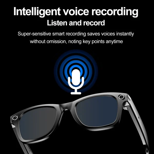 2025 New AI Interaction Smart Glasses With Camera Photo Video Record Translation Music Smart Sunglasses Bluetooth Call Headphone - Image 5