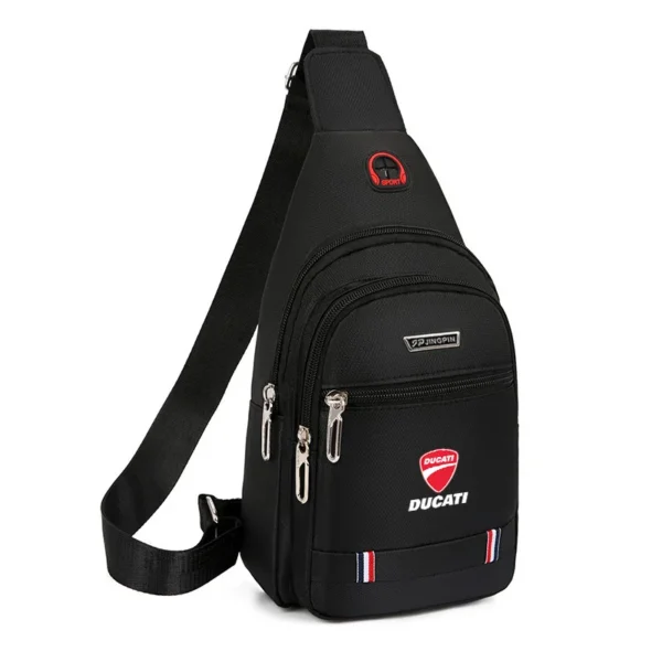 Motorbike Logo Men's Shoulder Wallet Multi Use Card Case Coin Purse Travel Bag for Ducati Monster Panigale Diavel V4 Scrambler - Image 4