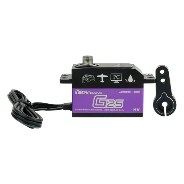 25KG Digital Servo 7.4V 180/270 Degree High Torque Coreless Motor RC Servos Rock Climbing Car Model Robot DIY Industrial Servo - Image 5