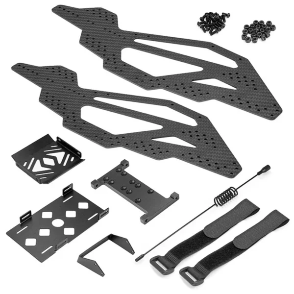 1/10 Model Carbon Fiber Climbing Modified Frame Body Shell For Axial SCX10 Axial Capra1.9 UTB Rc Crawler Truck - Image 4