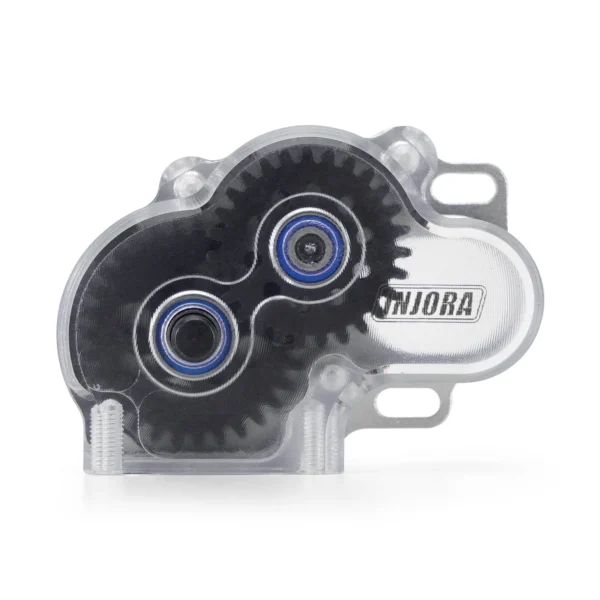 INJORA LCG Transmission Complete Gearbox with Clear Cover for 1/10 RC Crawler SCX10 SCX10 II Upgrade - Image 3
