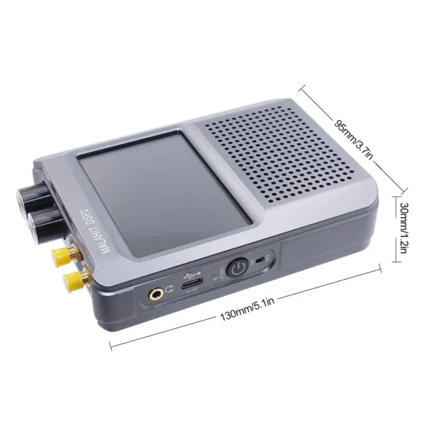 DSP2 SDR Malachite Radio Receiver 10kHz 380MHz 404MHz 2GHz Radio Speaker 5000mAh Battery Adjustable Filter 3.5 inch Touch LCD - Image 6