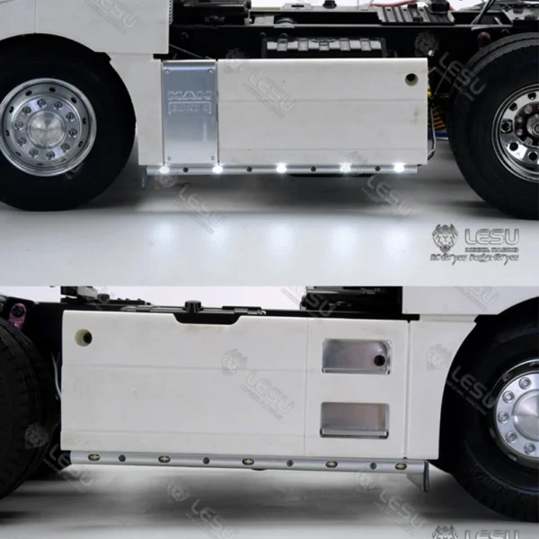 LESU 1/14 RC Truck Side Skirt Decorative Light Width Light Warning Light S 1268 for Tamiya Traction Truck DIY Modified Parts - Image 2