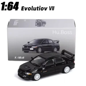 Hu.Boss 1/64 Lancer Evolution Ⅶ Sports Car Diecast Model Car Metal Chassis Shock Absorption Collection Model Ornaments