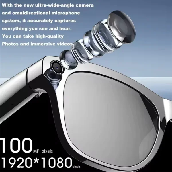 XIAOMI MIJIA 6K HD AI Smart Glasses Chat 260Mah Battery Voice Assistant Control GPT 100MP Camera Bluetooth Call Smart Glasses - Image 2