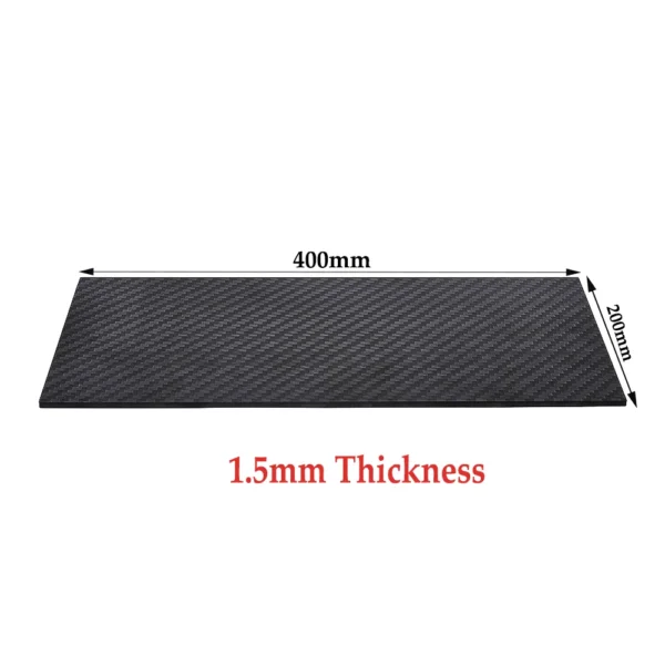 200x400mm Full 3K Carbon Fiber Board Sheet High Strength Carbon Fiber Plate Thickness 2mm - Image 9