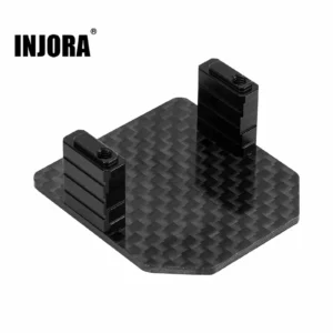 Servo-Mount: INJORA Carbon Fiber & Aluminum Servo Mount for 1/16 Arrma Mojave Grom 1/12 Losi Nascar