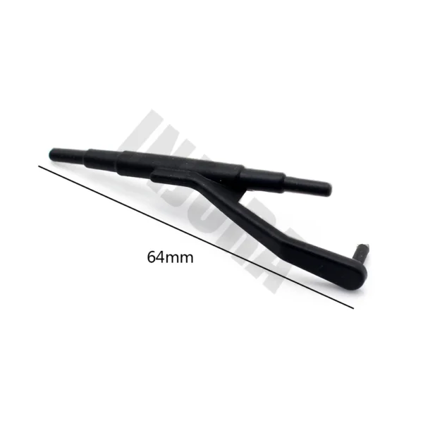 INJORA 1:10 RC Crawler Black Rubber Wiper for Axial SCX10 90046 90047 D90 Body Shell Parts - Image 4