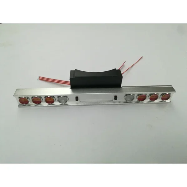 LED Metal American Taillight for 1/14 Tamiya RC Truck New King Hauler 56344 56301 - Image 4