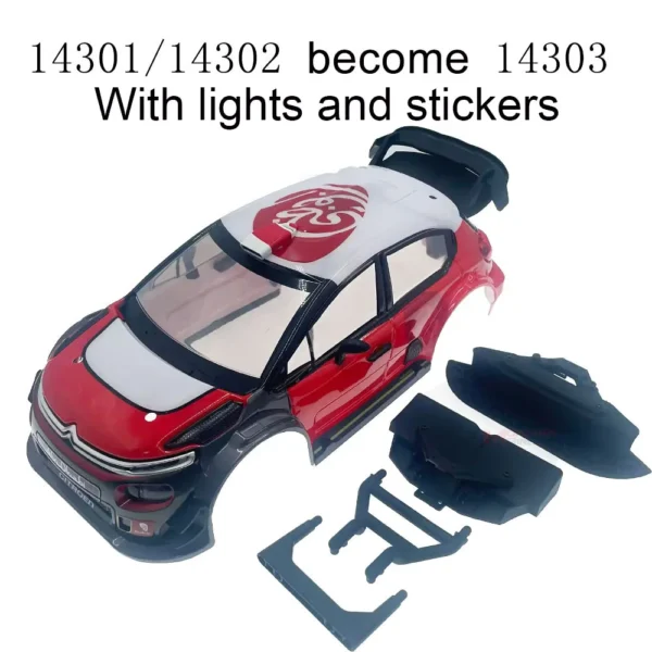 MJX RC Hyper Go Remote Control Car Parts For 14301 14302 14303 Modified Accessories Car shell and car shell change - Image 4