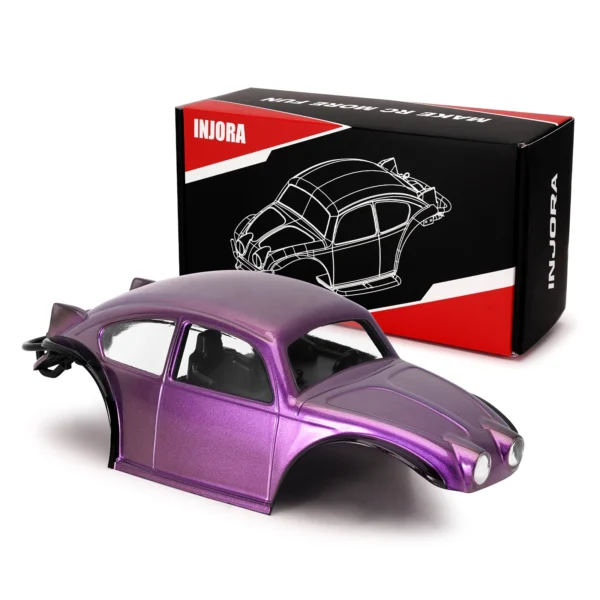 INJORA BUG18 Body with Interior for 1/18 INJORA TRX4M Universal LCG Chassis - Image 9
