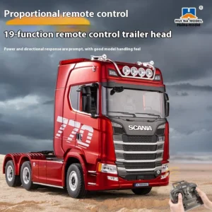 2025 New Remote Control Engineering Vehicle 1501 Scania 770S Trailer Head Alloy Model Boy Toy Gift Four Wheel Drive Light