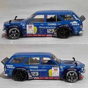 lexan-body-sets: TC513 1/10 Mazda RX3 Wagon Polycarbonate Lexan Car shell body 200mm W/Light Bucket and Decal sheet