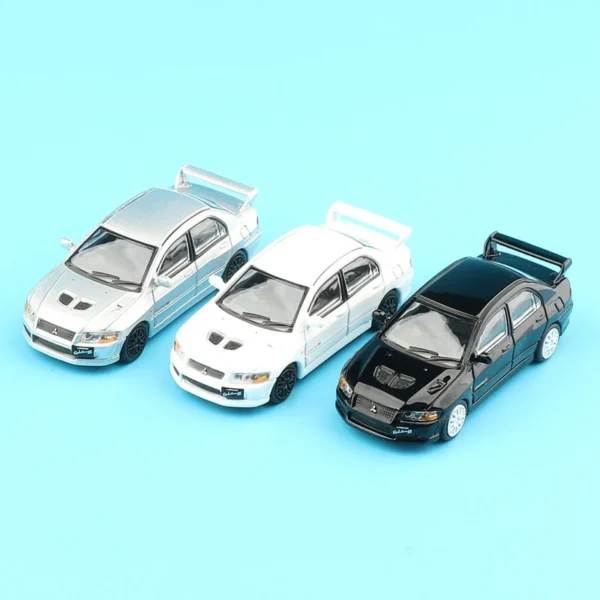 Hu.Boss 1/64 Lancer Evolution Ⅶ Sports Car Diecast Model Car Metal Chassis Shock Absorption Collection Model Ornaments - Image 3