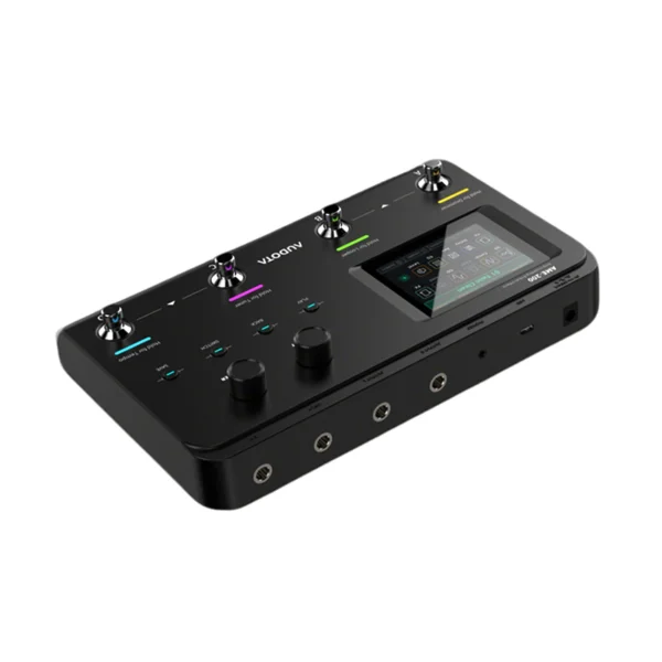 Udota Ame 200 Multi Effects Pedal with Built In Tuner 50 Drum Machines & Looper for Guitar Practice and Home Studio - Image 2