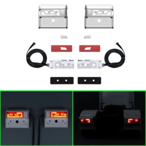 Simulation Tricolor Taillight Rear Lamp for 1/14 Tamiya RC Truck Car Scania 770S R730 R620 R470 56323 Diy Parts Toys