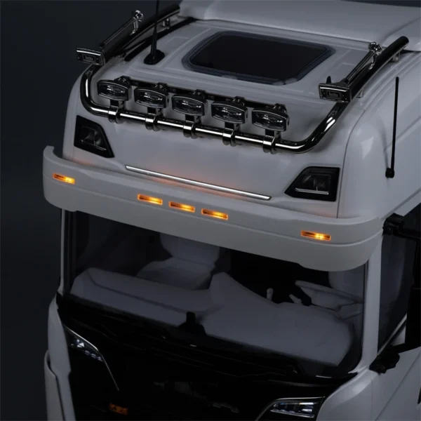 770S Simulation Sun Visor Light Lamp LED for 1/14 Tamiya RC SCANIA 770S 6X4 56368 8X4 56371 Romote Control Dump Truck Toy Parts - Image 5