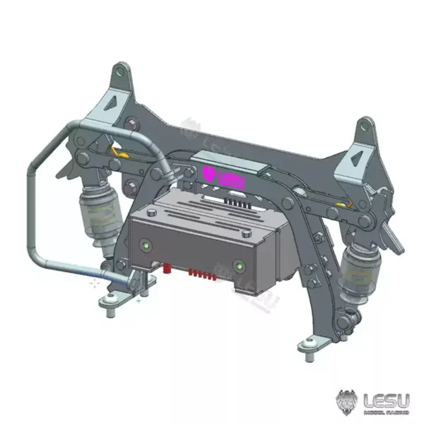 LESU RC Truck CAB Fixed Body Kit Cabin Buckle Holder For Tamiya 1/14 Rc Truck Trailer Scania 770S Metal Buckle Upgrade Parts Toy - Image 5