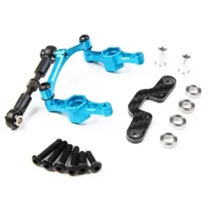 TT 02 CNC Aluminum Crank Steering Arm with Bridge for 1:10 RC Car Tamiya TT02