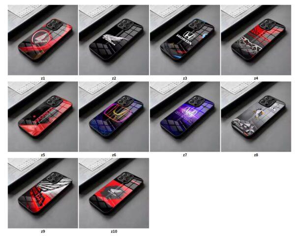 H Hondase Motorcycle Phone Case Glass For Cool IPhone 16 15 14 Pro Max 13 12 Mini 11 X XS XR 8 Plus For Samsung S 25 24 23 22 Co - Image 7