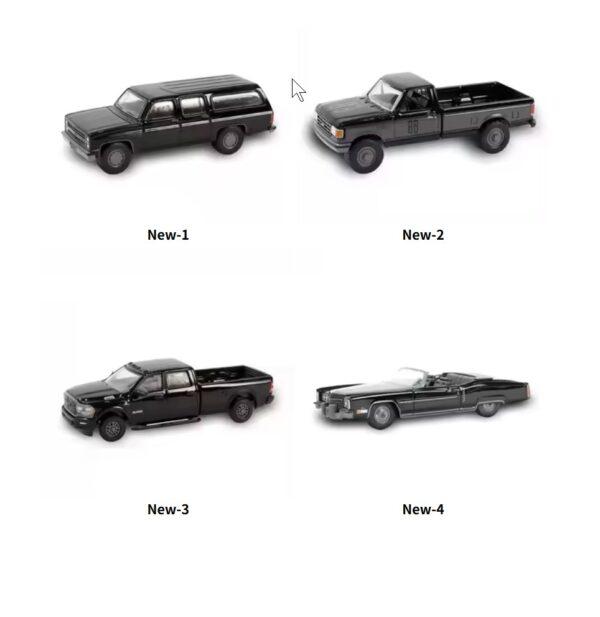 New Greenlight 1:64 Black Scale Suburban C10 F 150 Alloy Collection Model Car Diecast Child Toy Hobby Gift - Image 6