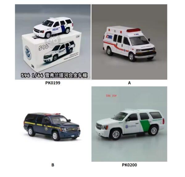 1:64 Scale 596 Saboban Painted AMR Medical Simulation Alloy Toy Car Model Classic Collection Gift Souvenir - Image 9