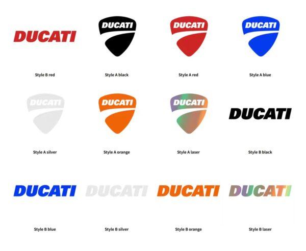 Motorcycle helmet Body Reflective Decals decoration Stickers for Ducati Panigale Diavel Superleggera V4 V2 Scrambler stickers - Image 11