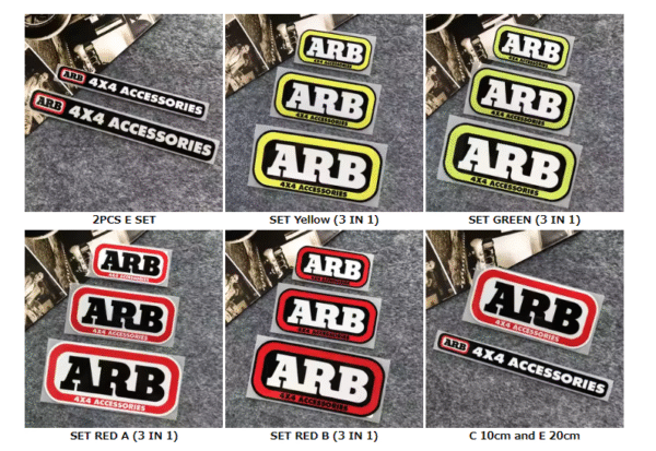 ARB 4X4 Accessories Warning Sticker Off-Road Reflective Decal Decor Car Window Body Motorcycle Motorbike Racer - Image 5
