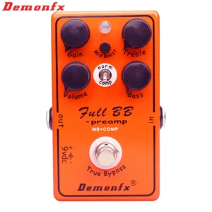 [FULL] NEW Demonfx High Quality Guitar Bass Effect Pedal Overdrive Distortion Compressor Delay Chorus AutoWah Pedal