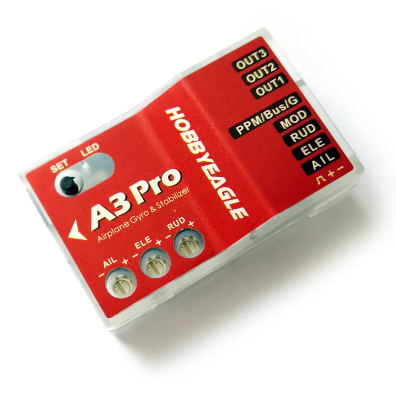 HobbyEagle A3 Pro V2 Aeroplane RC Flight Controller Stabilizer System Stabilizer Gyro for RC Airplane Fixed-wing Copter - Image 5