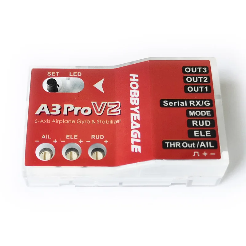 HobbyEagle A3 Pro V2 Aeroplane RC Flight Controller Stabilizer System Stabilizer Gyro for RC Airplane Fixed-wing Copter - Image 2