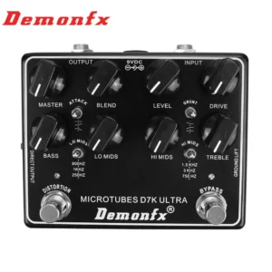 [D7K] NEW Demonfx High Quality Guitar Bass Effect Pedal Overdrive Distortion Compressor Delay Chorus AutoWah Pedal