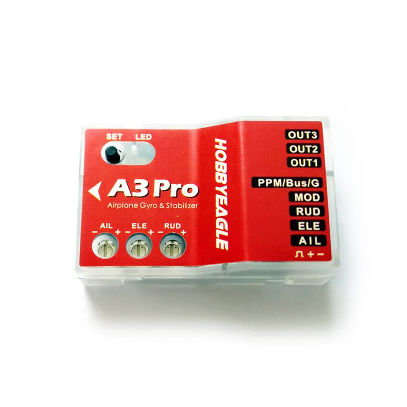 HobbyEagle A3 Pro V2 Aeroplane RC Flight Controller Stabilizer System Stabilizer Gyro for RC Airplane Fixed-wing Copter - Image 4