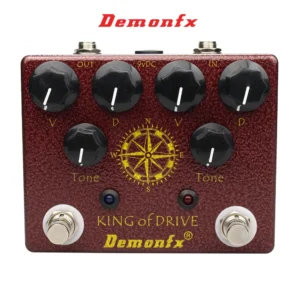 [KING OF DRIVE] NEW Demonfx High Quality Guitar Bass Effect Pedal Overdrive Distortion Compressor Delay Chorus AutoWah Pedal