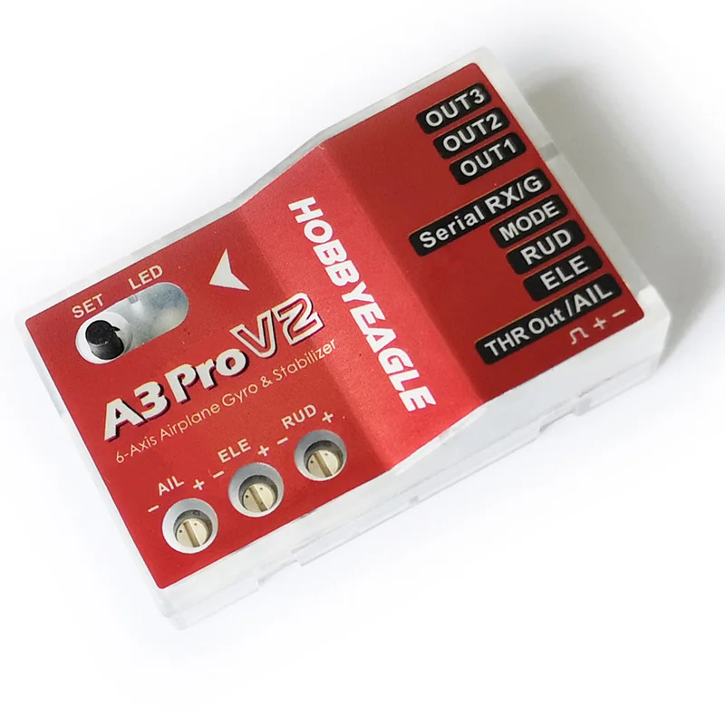 HobbyEagle A3 Pro V2 Aeroplane RC Flight Controller Stabilizer System Stabilizer Gyro for RC Airplane Fixed-wing Copter