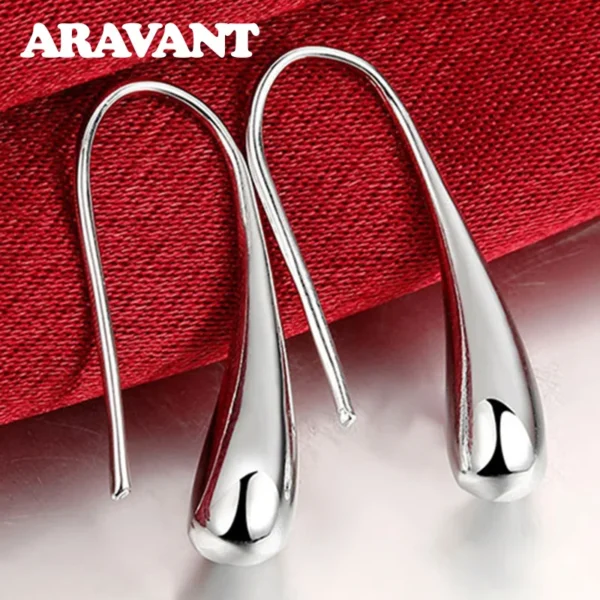 Aravant 925 Silver Teardrop/Water drop/Raindrop Dangle Earrings For Women Valentine Gifts Fashion Jewelry