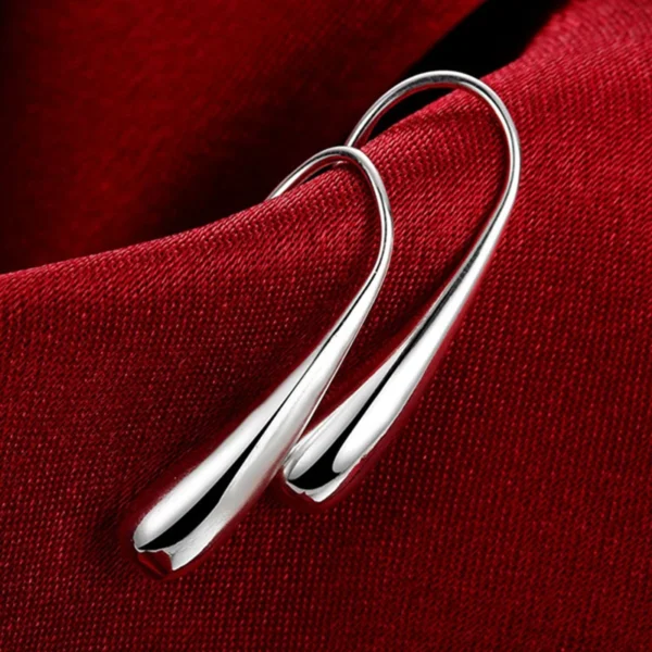 Aravant 925 Silver Teardrop/Water drop/Raindrop Dangle Earrings For Women Valentine Gifts Fashion Jewelry - Image 2