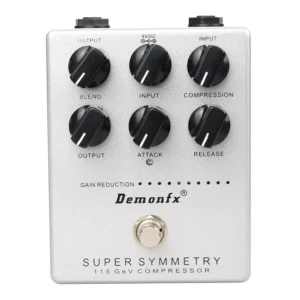 [SUPER SYMMETRY] NEW Demonfx High Quality Guitar Bass Effect Pedal Overdrive Distortion Compressor Delay Chorus AutoWah Pedal