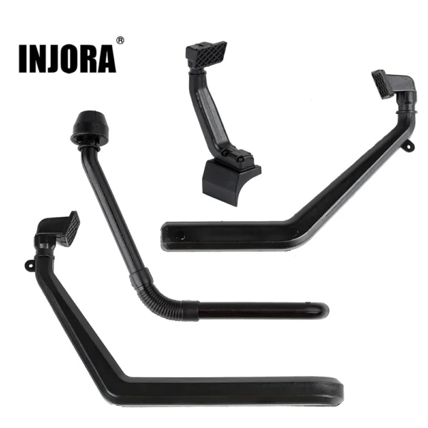 INJORA RC Car Plastic Snorkel for 1/10 RC Crawler Axial SCX10 90046 AXI03007 Jeep Wrangler LC80 Cherokee TRX4 Defender