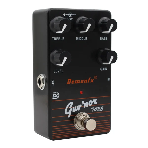 GUVNOR: Demonfx GUVNOR Tone Guitar Effect Pedal Distortion Based on M-SHALL GUV'NOR Pedal - Image 2