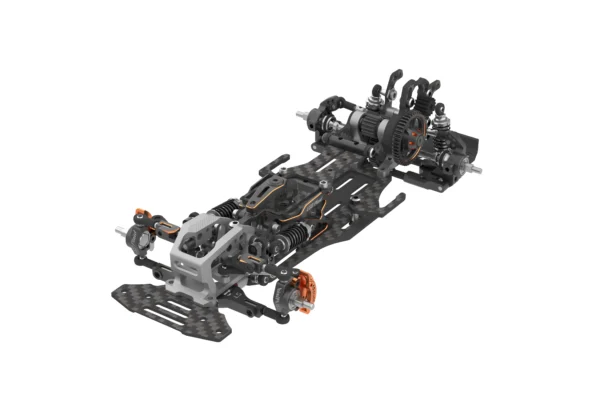 LSD Plaid RC Mini Car 1/24 RC Drift Mosquito Car Frame KIT Lightweight Electric Remote Control Drift Model Toy Holiday Gift - Image 9
