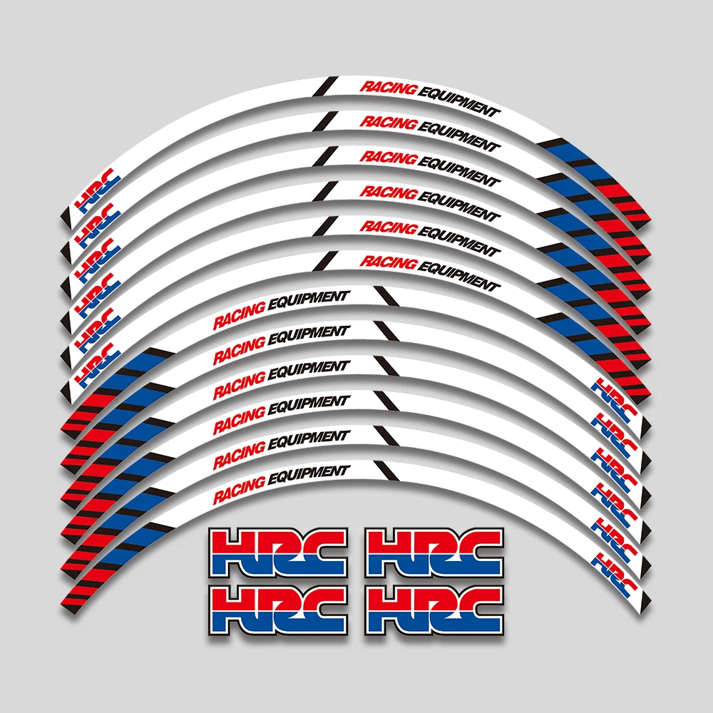 17inch Wheels Hub Stickers Motorcycle Accessories Reflective Decals Stripes For Honda HRC REPSOL CBR 250RR 400RR 600RR 1000RR - Image 4