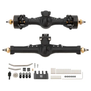 MEUS RACING 5mm Nylon ISO V2 SCX24 Axles with 3-Section CVD for Axial 1/24 SCX24 RC Crawler