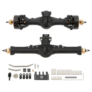 MEUS RACING 5mm Nylon ISO V2 SCX24 Axles with 3-Section CVD for Axial 1/24 SCX24 RC Crawler