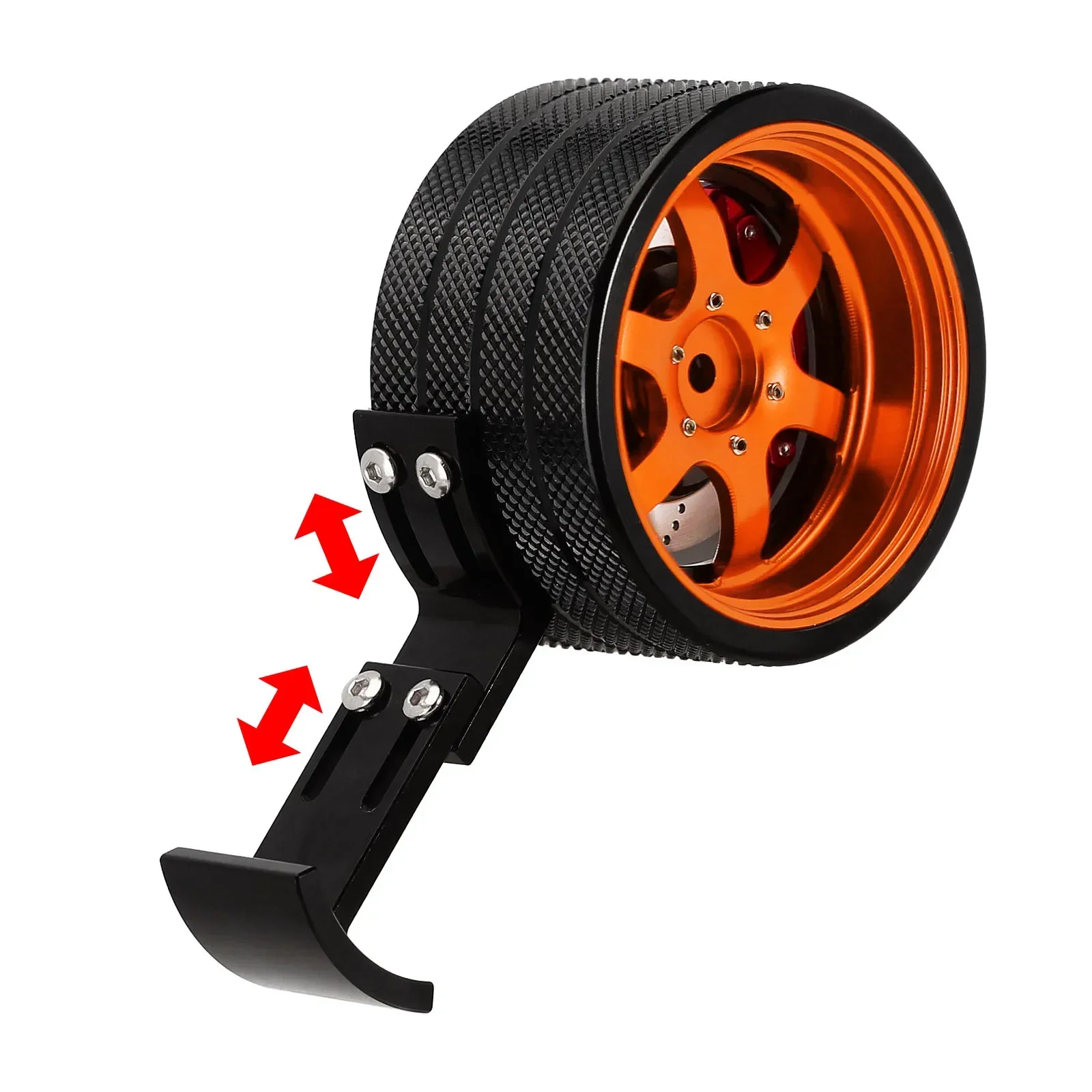 INJORA Aluminium One-handed Control Steering Wheel Upgrade for TQI Transmitter TRX4M TRX4 TRX6 Slash Summit - Image 3