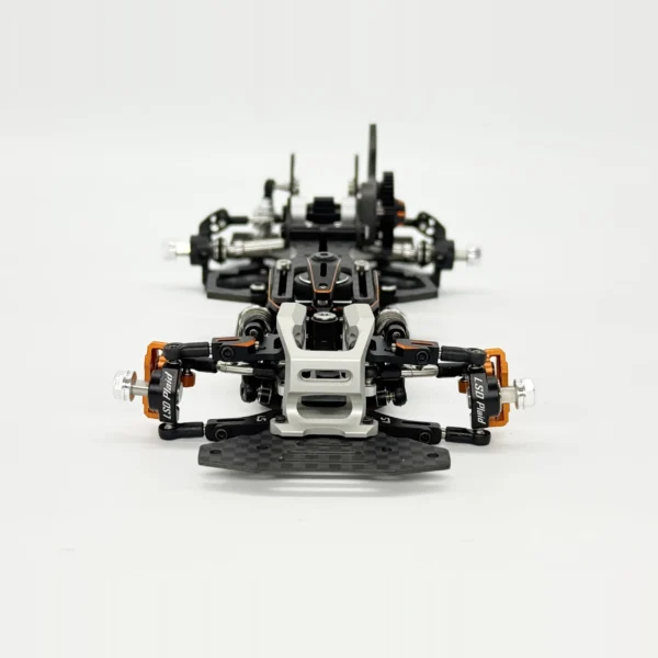 LSD Plaid RC Mini Car 1/24 RC Drift Mosquito Car Frame KIT Lightweight Electric Remote Control Drift Model Toy Holiday Gift - Image 4