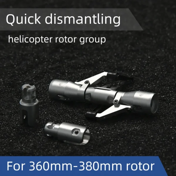 Flywing FW450L V3 Rotor Head Quick Release Main Blade Holder Set FW450L V3 RC Helicopter Rotor Head Set FW450L metal Rotor head - Image 2