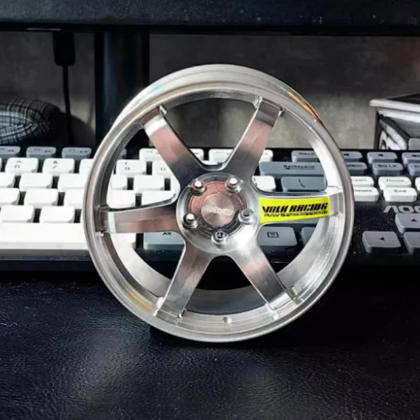Diecast Car Model Metal Forged BBS RAYS Assemble Refitting Wheel Hub Creative Desktop Display - Image 3