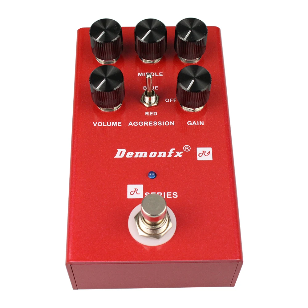 NEW High Quality Demonfx R-Series R4 (Based on G4) Red Channel Preamp/Overdrive/Distortion Pedal - Image 6